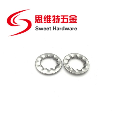 304 stainless steel internal serrated washer DIN6798J