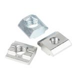 Zinc plated/ nickel plated M3M4M5M6M8 T slot nut for aluminium rails