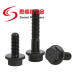 High tensive carbon steel gr10.9 black flange bolt GB5787 with customized