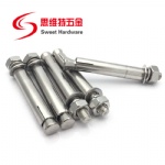 SS304 stainless steel anchor bolt with different size and type