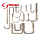 Stainless steel carbon steel U bolt J bolt with factory customized