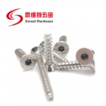 Countersunk head socket screw A2 A4 stainless steel blunt tip tapping screw with competitive price