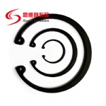 Spring steel retaining ring for bores DIN472 in black 65Mn lower price