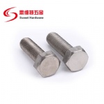 GR2 DIN933 Titanium Bolt TA2 Titanium Hex Bolt and Nut