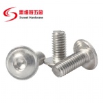 ISO7380.2 SS304 Stainless Steel Flanged Button Head Screw SS316 Hexagon Socket Head Screws Collar Bolt